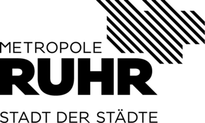 Logo der Metropole Ruhr in schwarz.